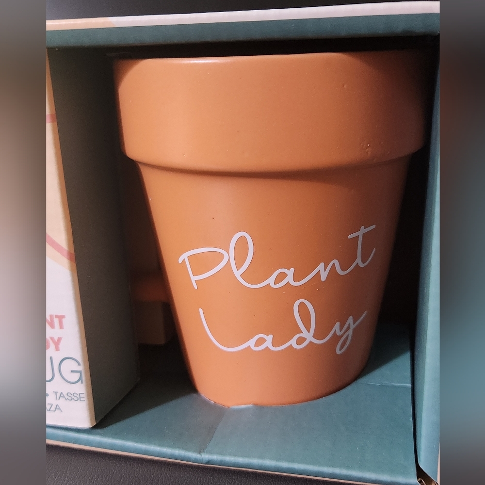 Terracotta 'Plant Lady' Mug